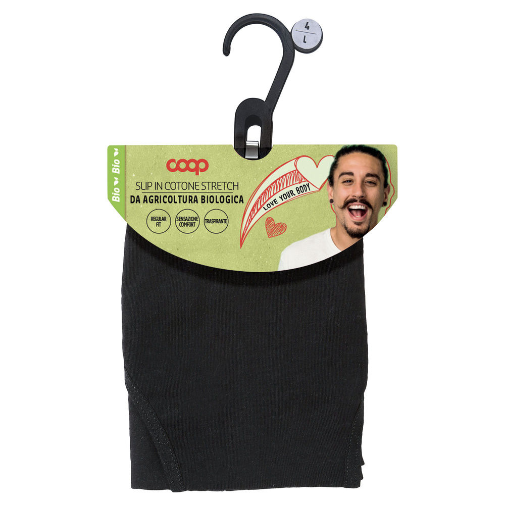 SLIP UOMO COTONE STRETCH DA AGRICOLTURA BIOLOGICA COOP - 1