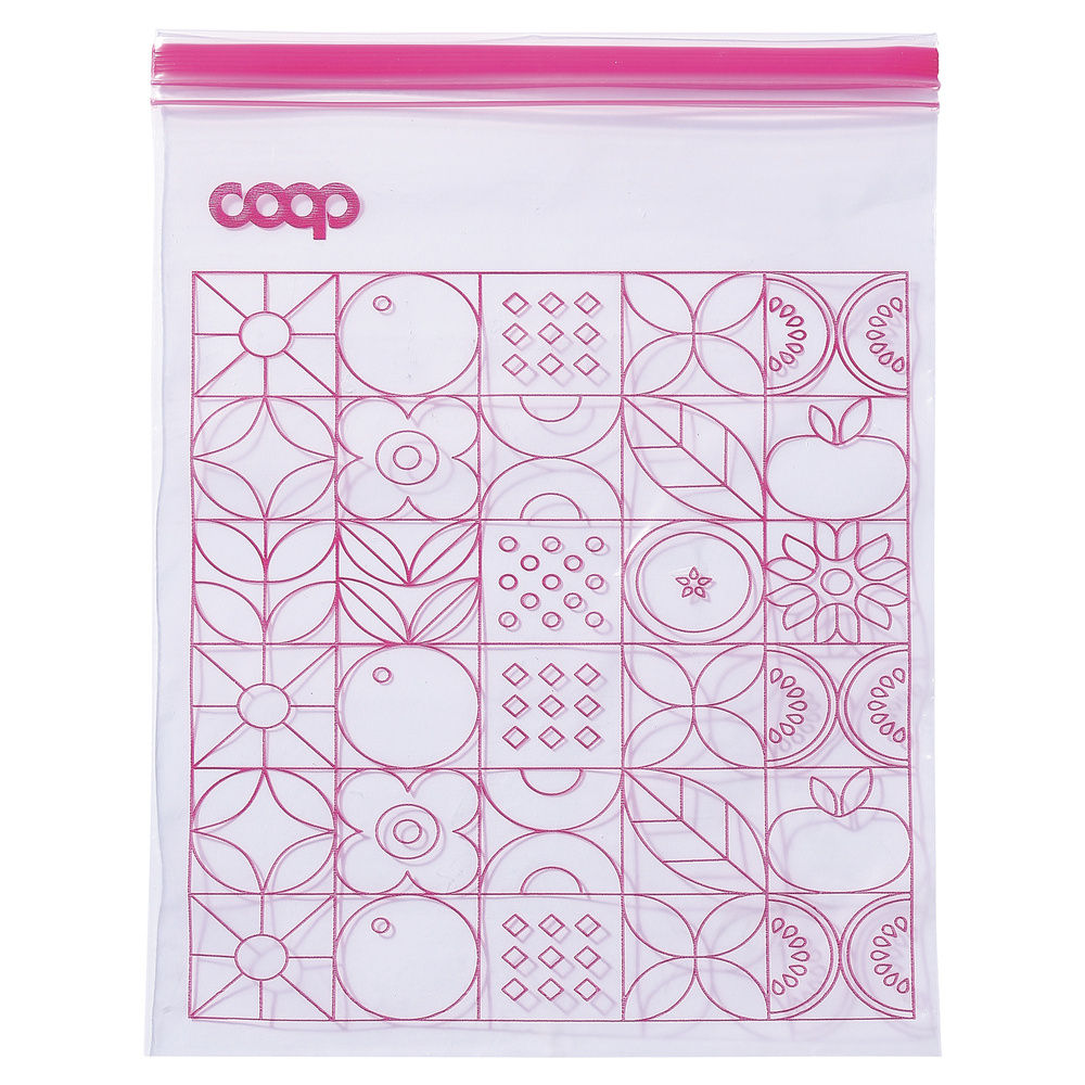 CONF 20 SACCHETTI MULTIUSO COOP CON ZIP 3LT - 1