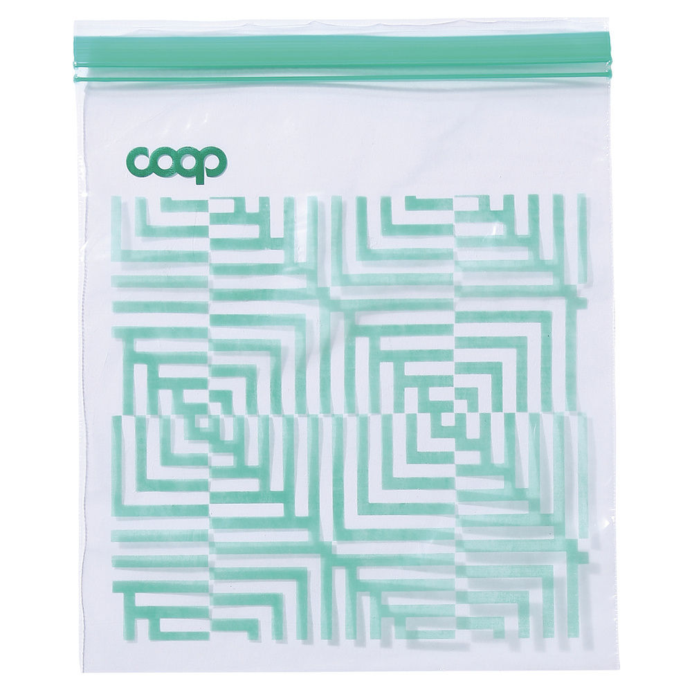 CONF 20 SACCHETTI MULTIUSO COOP CON ZIP 1LT - 1