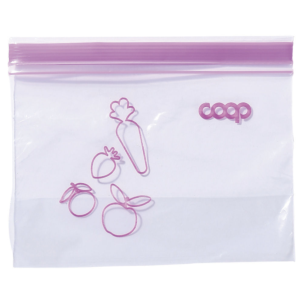 CONF 20 SACCHETTI MULTIUSO COOP CON ZIP 0,5LT - 1