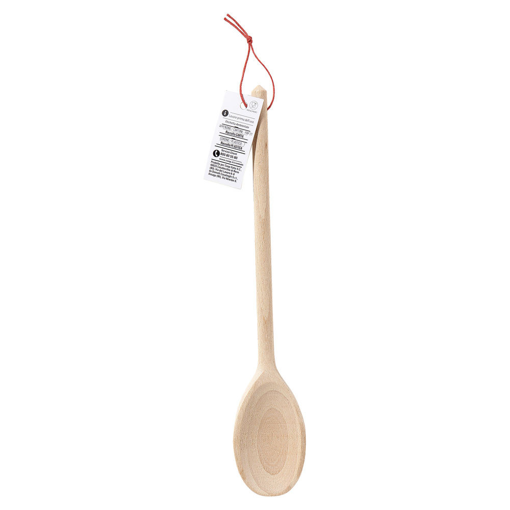 CUCCHIAIO 32 CM. FAGGIO NATURALE FSC COOP - 1