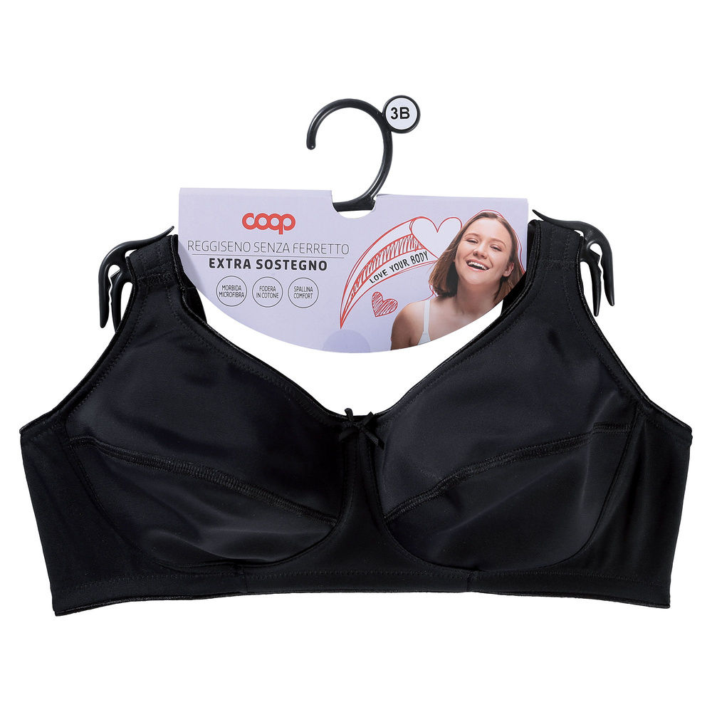 REGGISENO FODERATO SENZA FERRETTO  COOP COPPA B BIANCO&NERO - 1