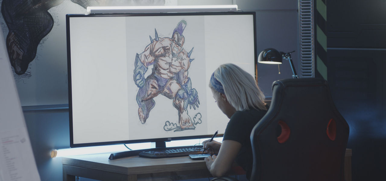 Texto y media alt text