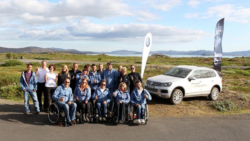 Volkswagen Fahrhilfen für Menschen mit Handicap, Island Experience