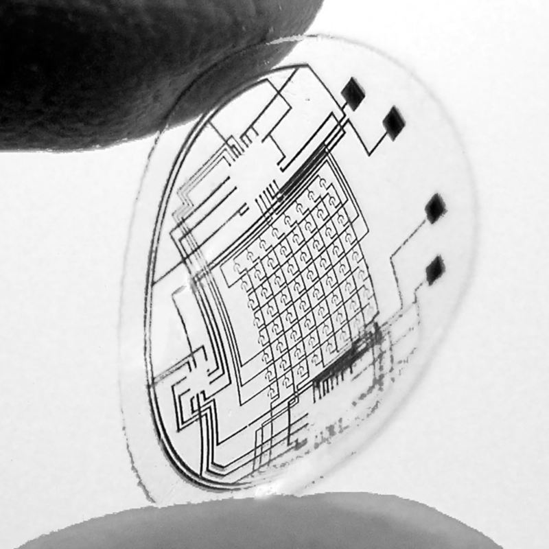 Augmented reality with contact lenses