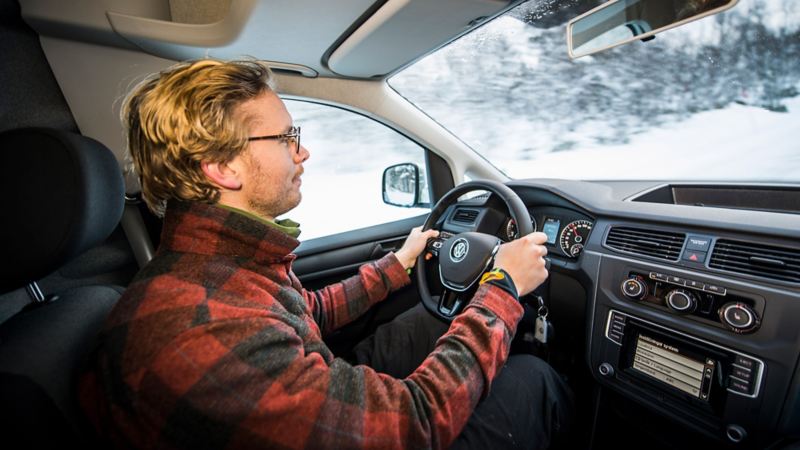 Erik Gustafsson provkör Volkswagen Caddy Maxi TDI