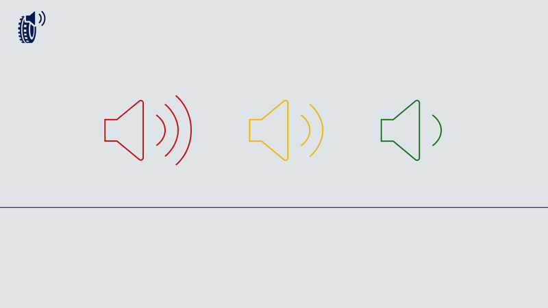 Illustration et signification du nombre d'ondes sonores noires  – pneumatiques Volkswagen