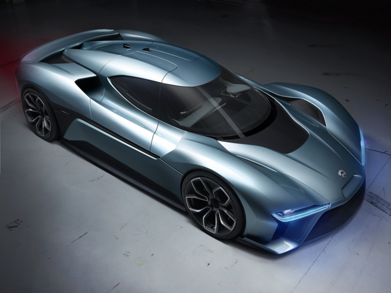 Der Elektroauto-Sportwagen „NIO EP9“