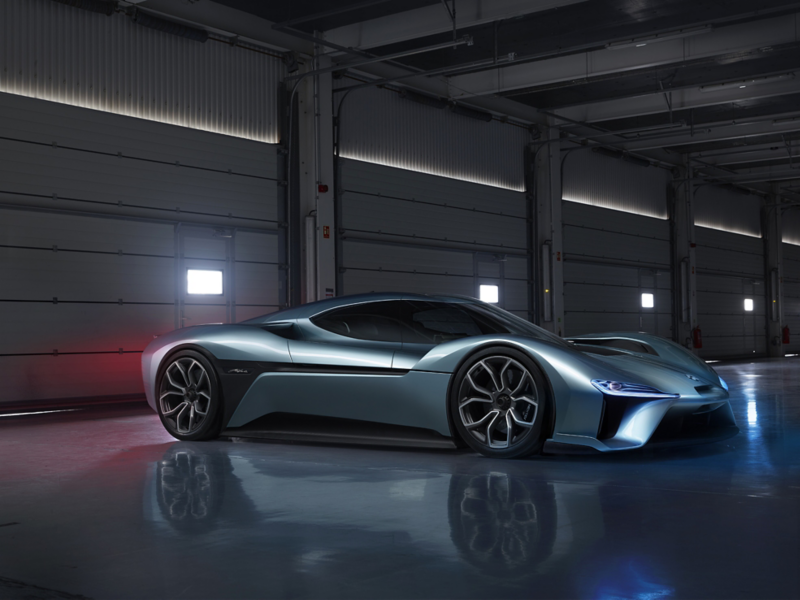 The “NIO EP9” electric sports vehicle