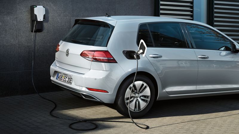 VW e-Golf charging station