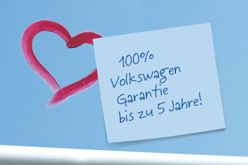 Volkswagen Garantie bis zu 5 Jahre