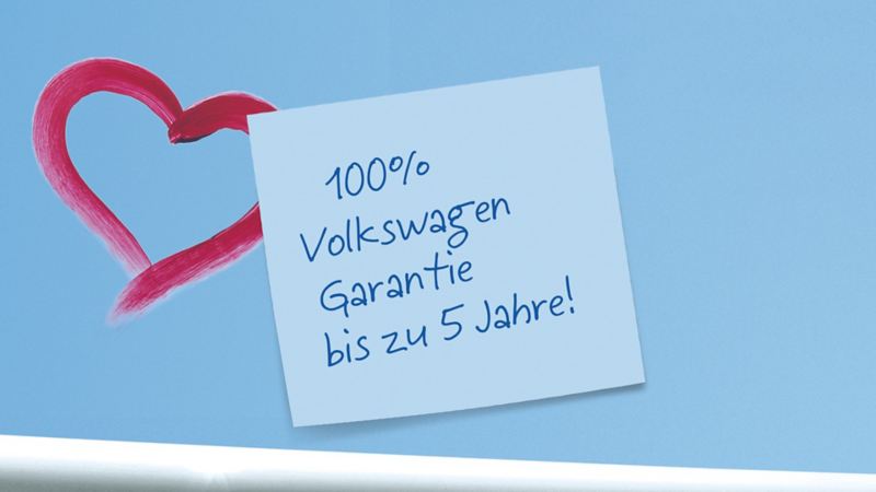 Volkswagen Garantie bis zu 5 Jahre