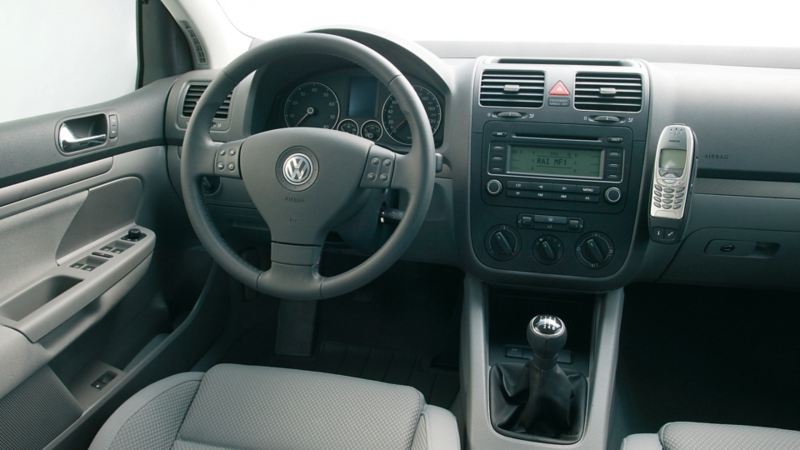 interni Golf V particolare cockpit