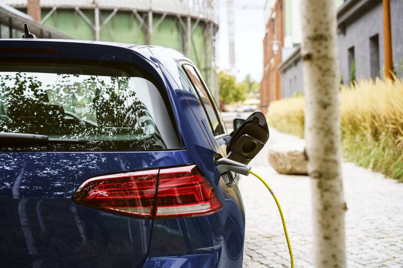 Volkswagen e-Golf is charged