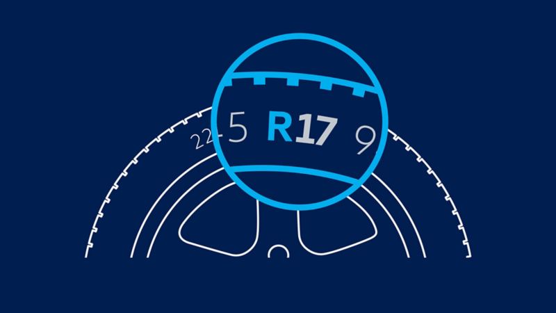 Illustration du marquage d'un pneumatique : structure de pneu