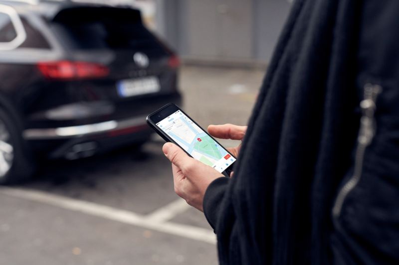 Car sharing with the We Park app from Volkswagen