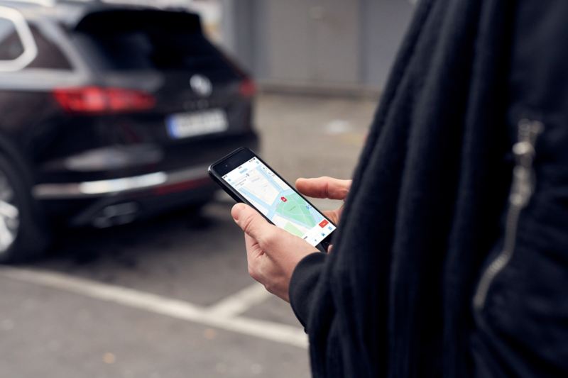 Carsharing za aplikacją Volkswagena We Park