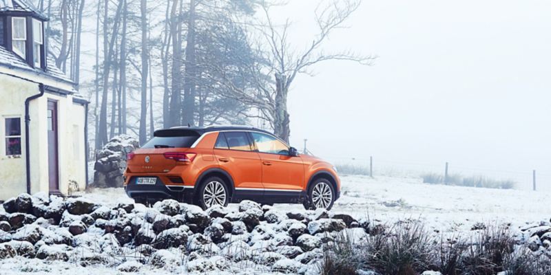  The T-Roc in the snow