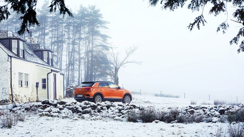  The T-Roc in the snow