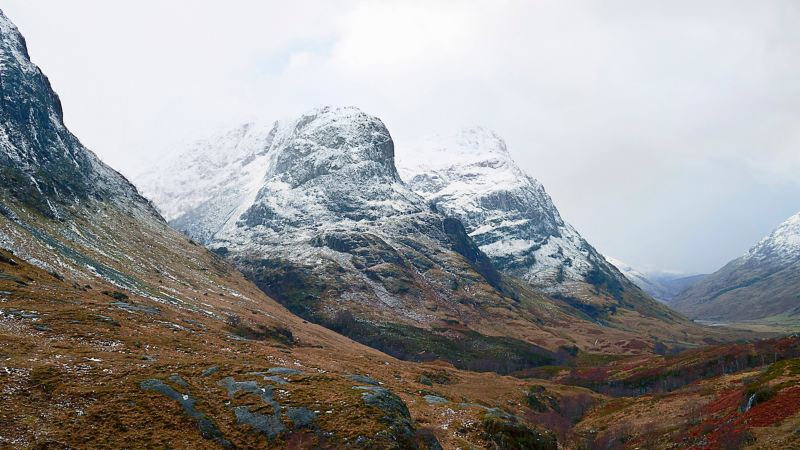 The impressive rocks of Glencoe