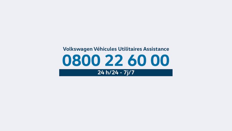 Volkswagen Véhicules Utilitaires Assistance numéro téléphone 24/24 /j/7