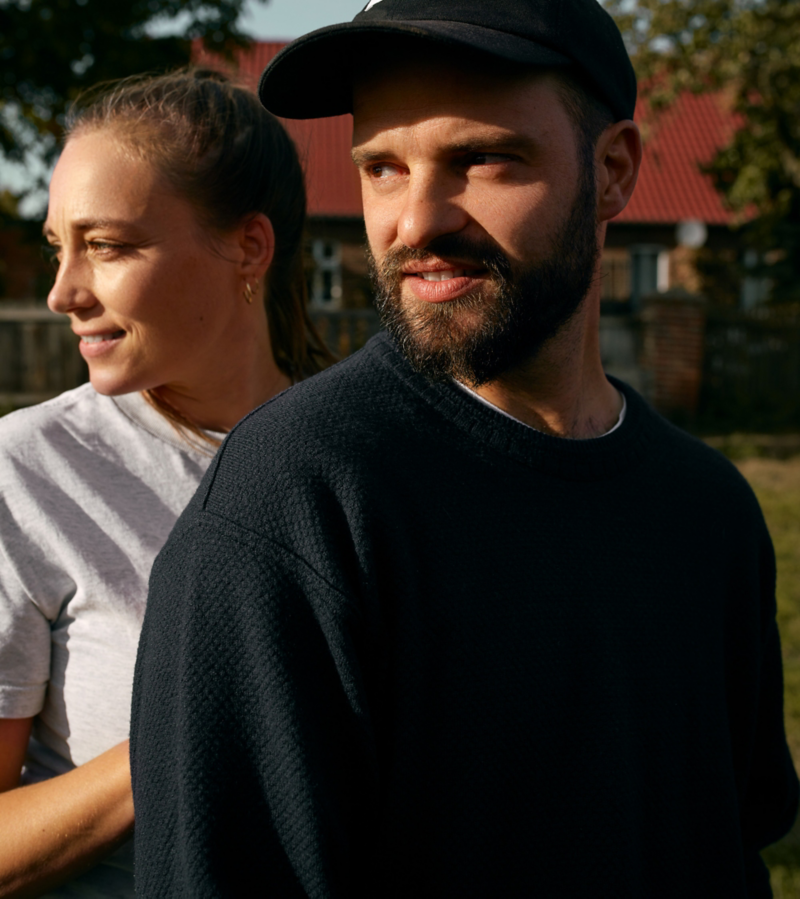 Portrait of Marcus and Anna.