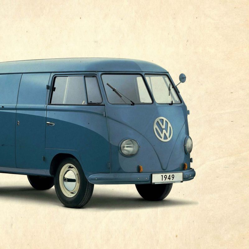 Klassiska folkabussen VW Transporter T1 1949
