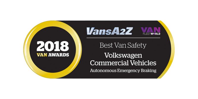 2018 Van Awards Best Van Safety Volkswagen Commercial Vehicles