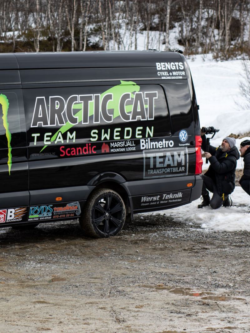 Arctic Cat Team Sweden åker VW Crafter