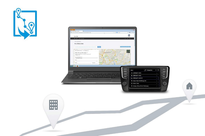 fleet management software on laptop