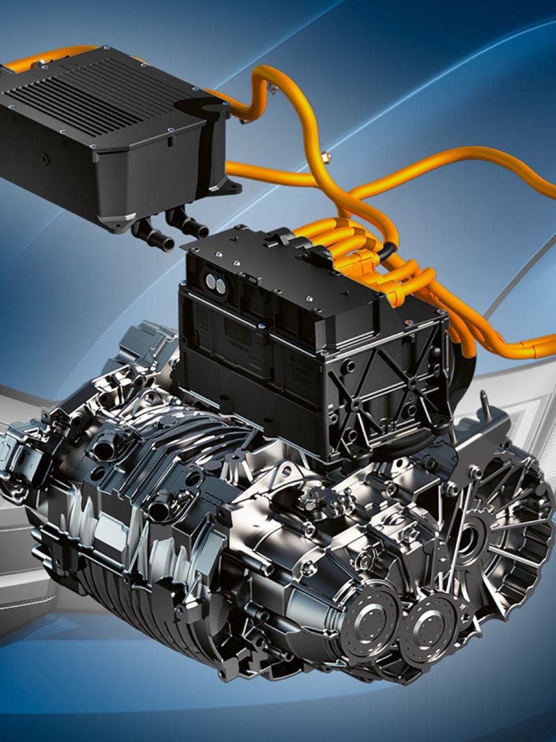 Illustration du moteur électrique de l’e-Crafter.