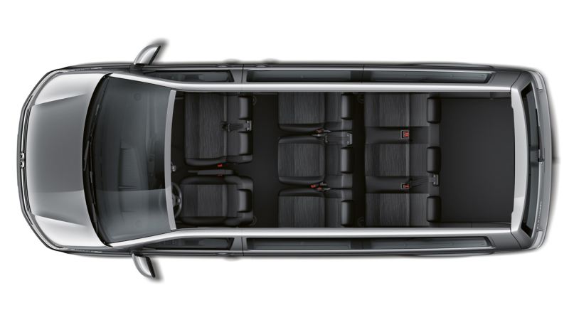Volkswagen Caravelle 6.1 interiör 9 sittplatser