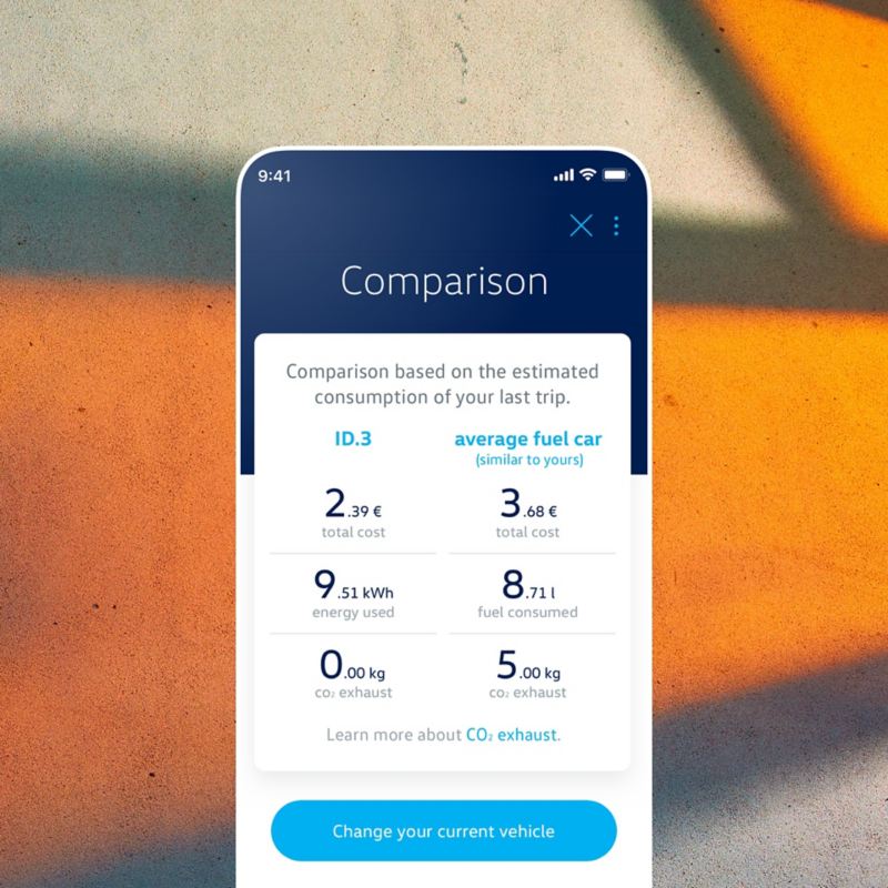Compare your profile with the EV Check app