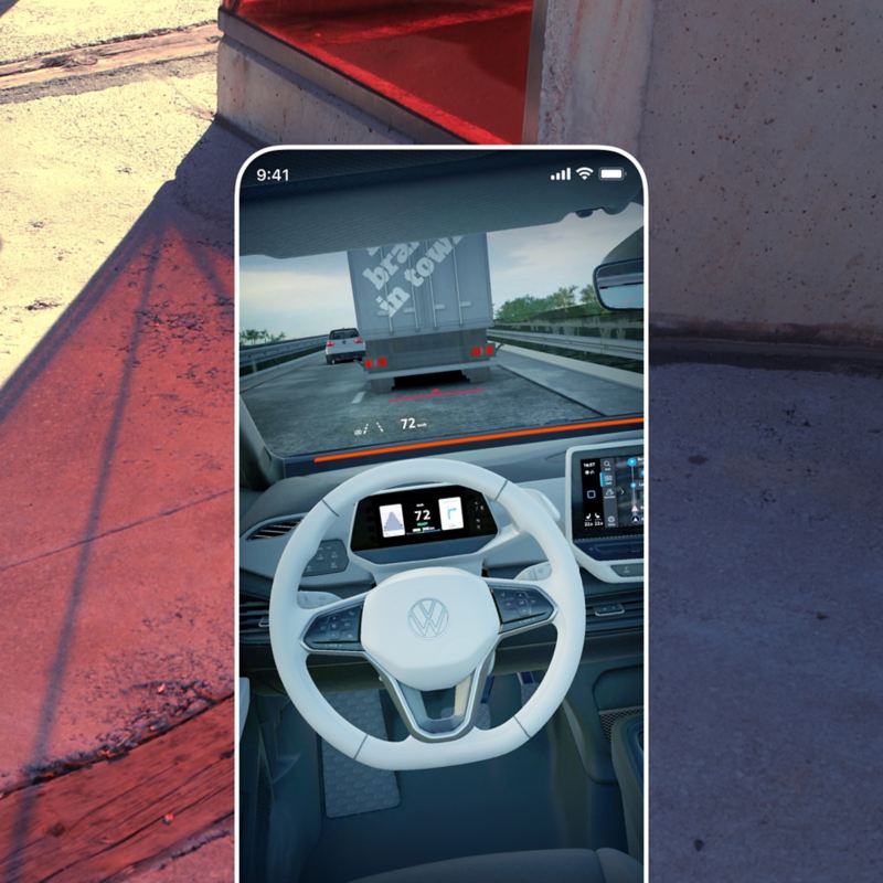 De EV Check-app in Augmented Reality-modus