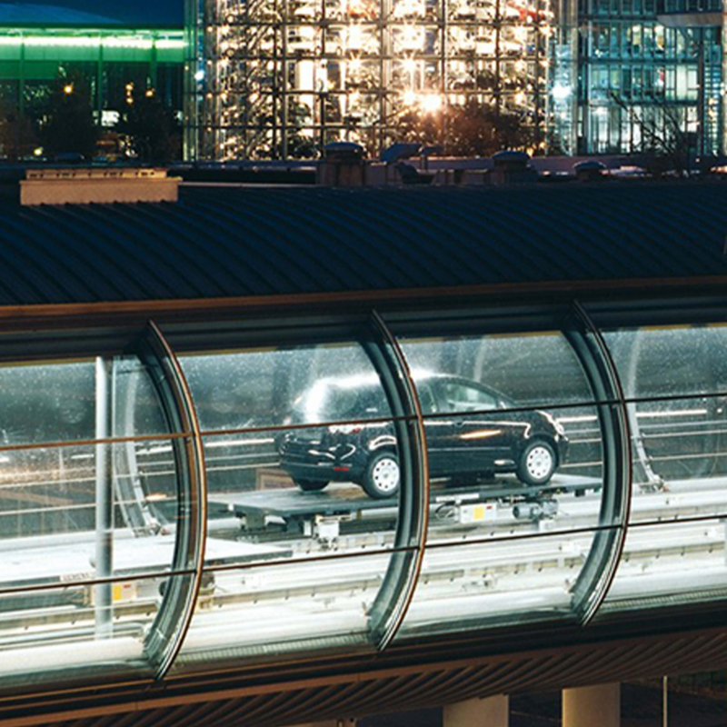 A car in a tunnel