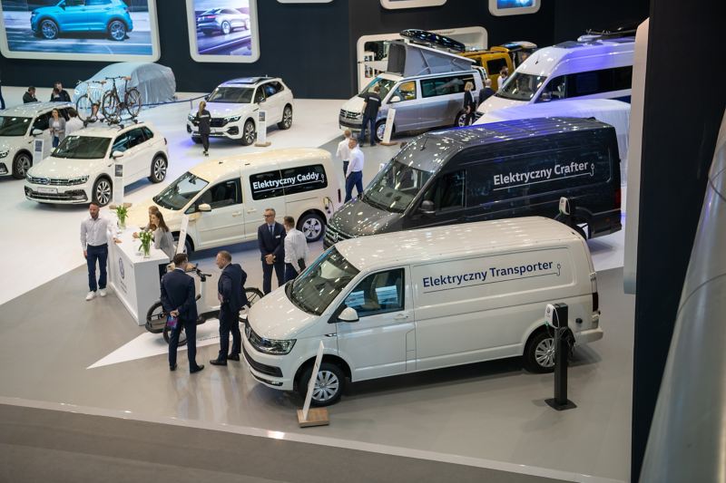 Cała gama elektrycznych Volkswagenów na stoisku podczas targów Motor Show 2019