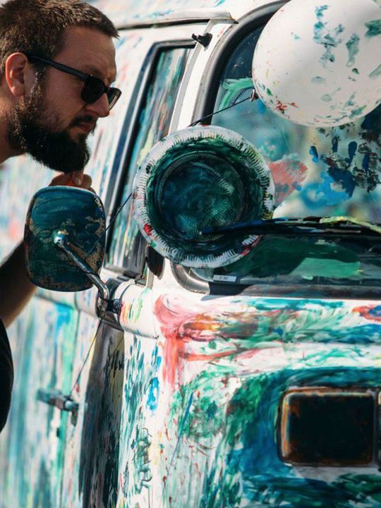 Volkswagen Utilitaires Combi Summer festival 70 ans peinture