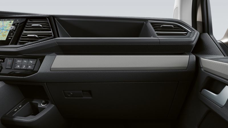 Listwa ozdobna w kolorze Pewter Wave Grey w Volkswagen Multivan 6.1.