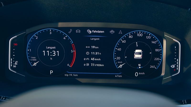 Digital cockpit Volkswagen Multivan 