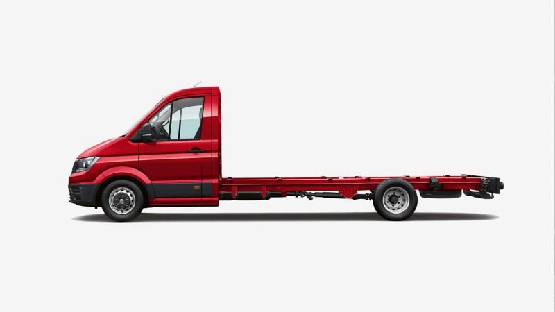 Side view of crafter chassis cab