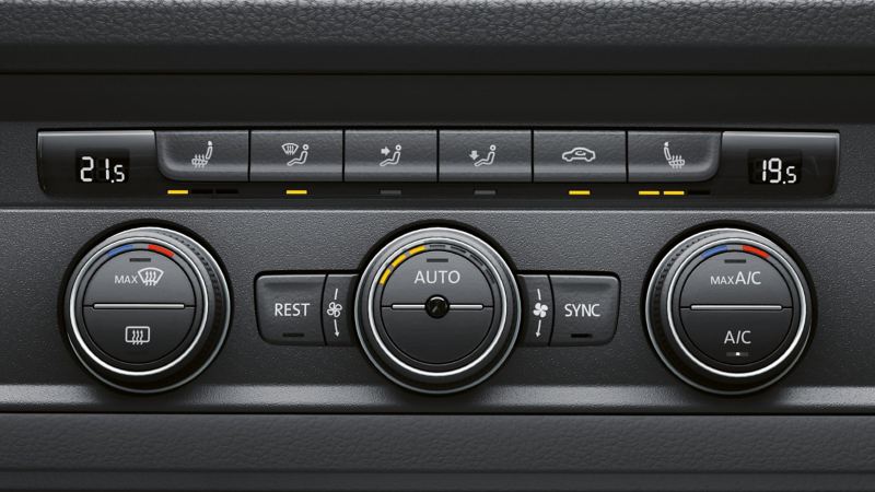 Climatronic air conditioning in VW Grand California