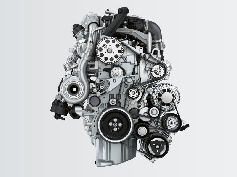 Un moteur démonté.