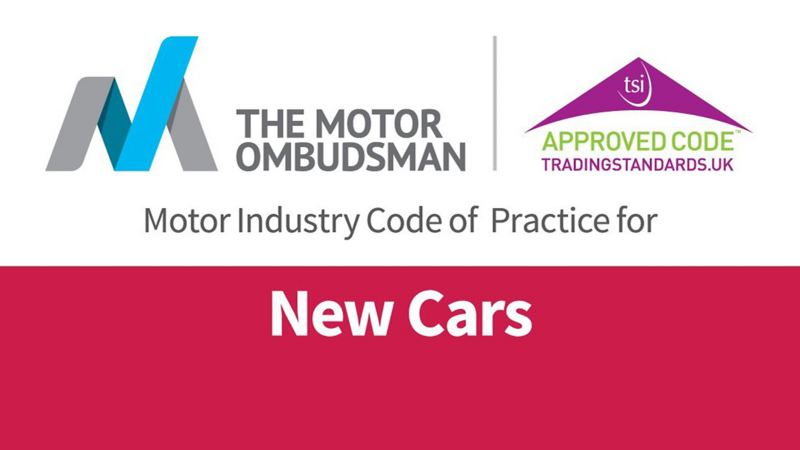 Motor industry code of practice for new cars