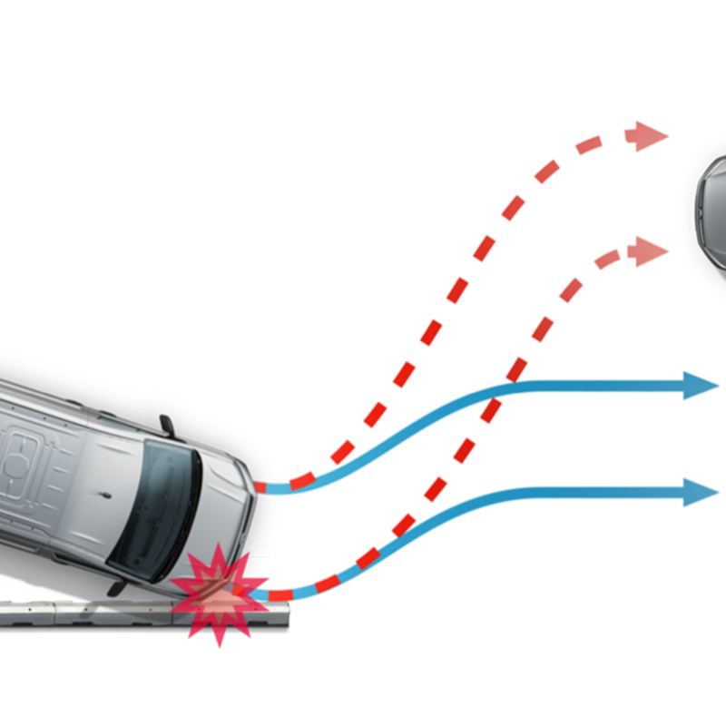 Post collision braking system