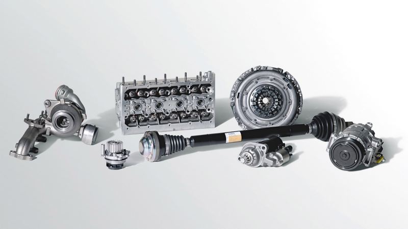 Selection of vehicle parts