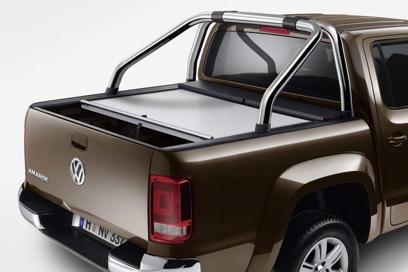 VW approved accessories roll lock cover on Amarok pickup