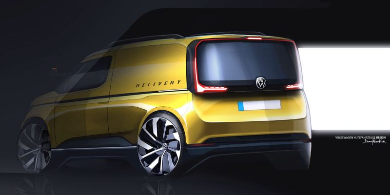 Szkic Volkswagen Caddy 5.