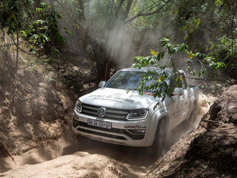 Volkswagen Amarok i sitt rätta element - offroad på tävling i Sydafrika!