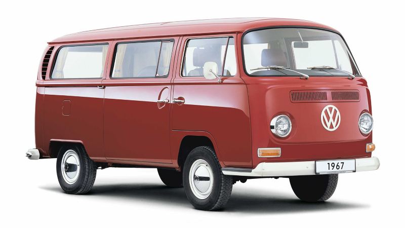 Volkswagen Folkabuss T2 röd
