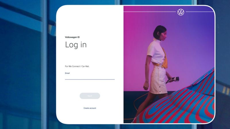 Se connecter à l’espace utilisateur myVolkswagen